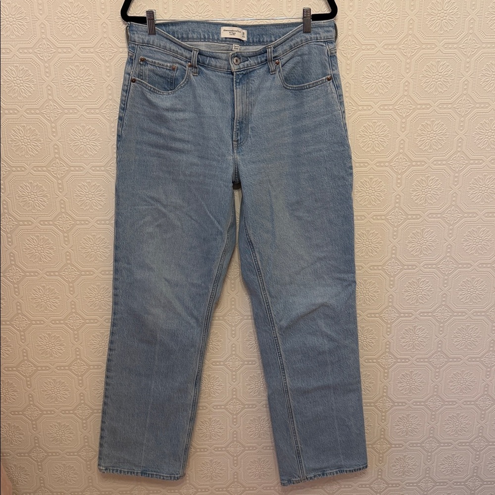Abercrombie Vintage Comfort Stretch Curve Love Low Rise Baggy Jean Size 30L - Picture 4 of 14